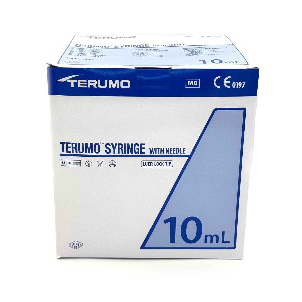 Terumo 10ML  Disposable  Syringes Luerlock with Needle    -21Gx11/2” -100 PCS/BOX