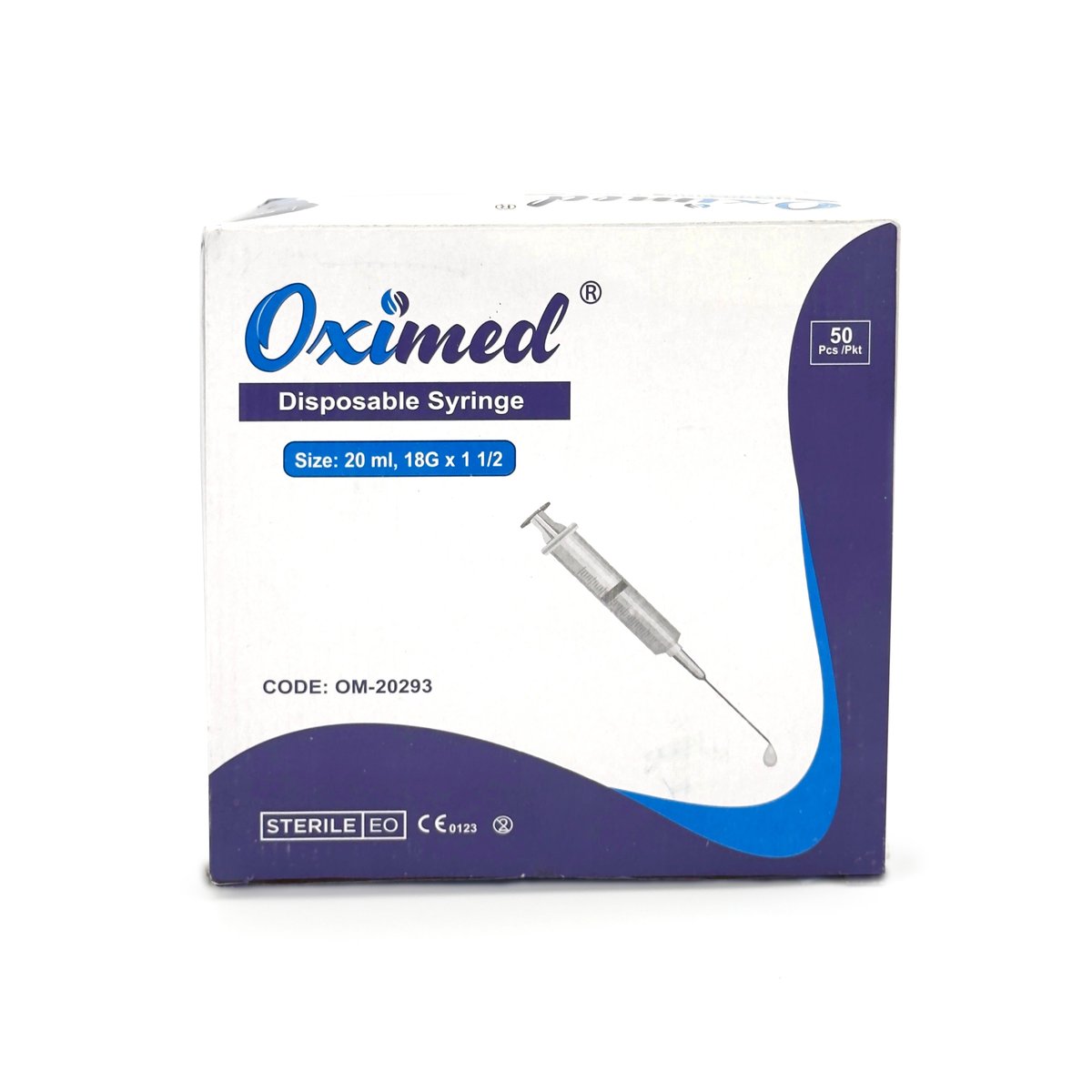 Disposable syringes 20 ml  ,18Gx11/2 ”sterile   - 50  PCS/BOX