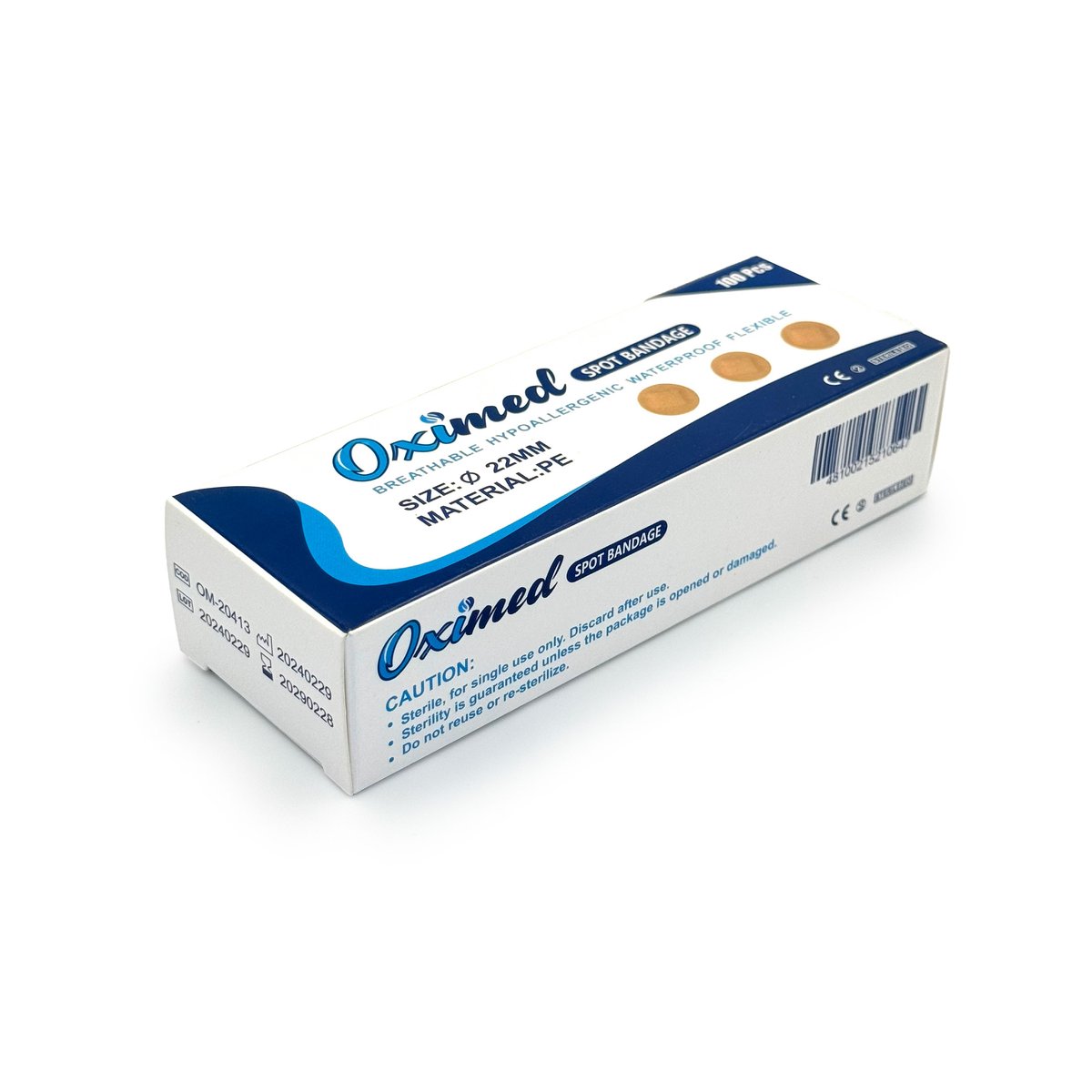 Spot Plaster  Bandage  Waterproof 22 MM   -PE(100 PCS/BOX)